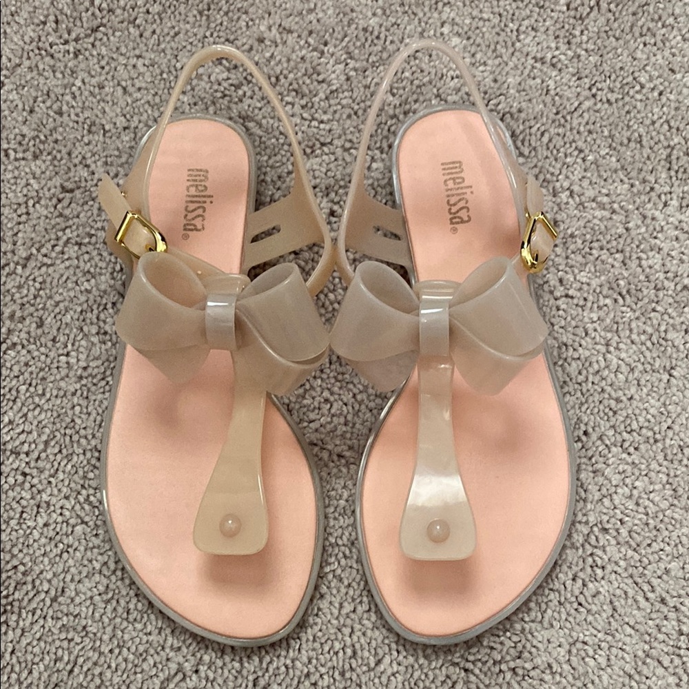 Melissa Bow T-Strap Sandals